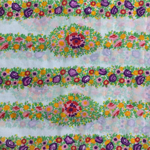 Vintage 70s Kaftan Lord & Taylor Maxi Dress Coverup Mumu Hippie‎ Flower Child - Picture 6 of 16